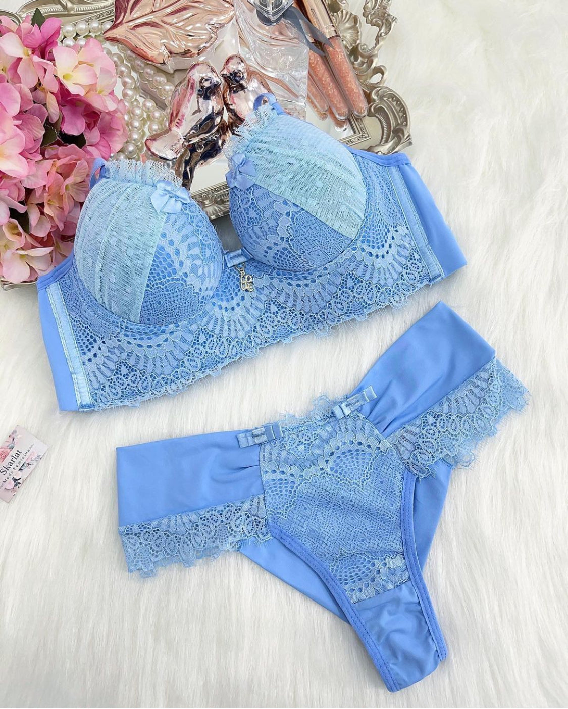 Lingerie Crystal Blue