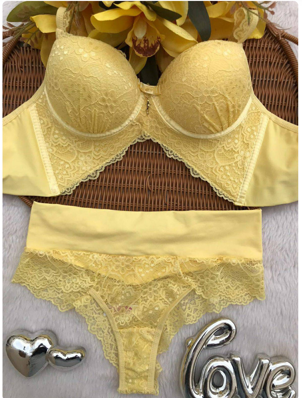 Lingerie Yellow Hellen