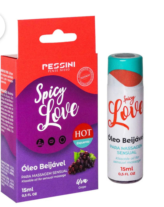 Oleo Beijavel (Kissable oil for sensual massage)