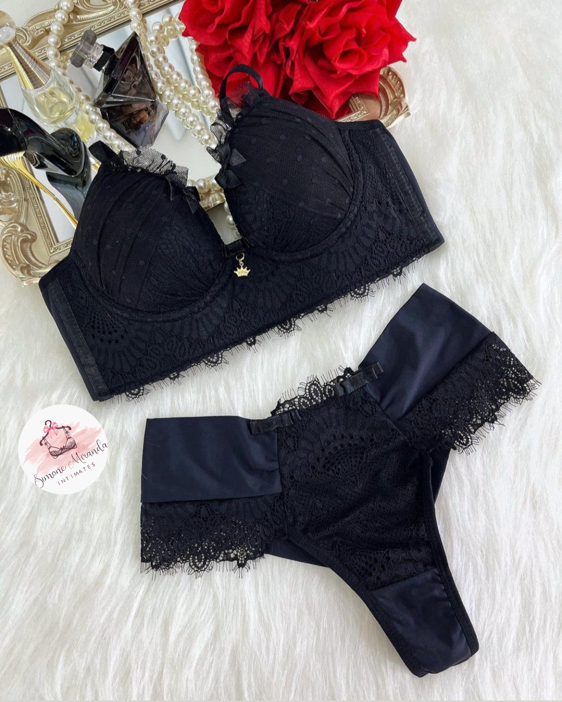 Lingerie Crystal Black