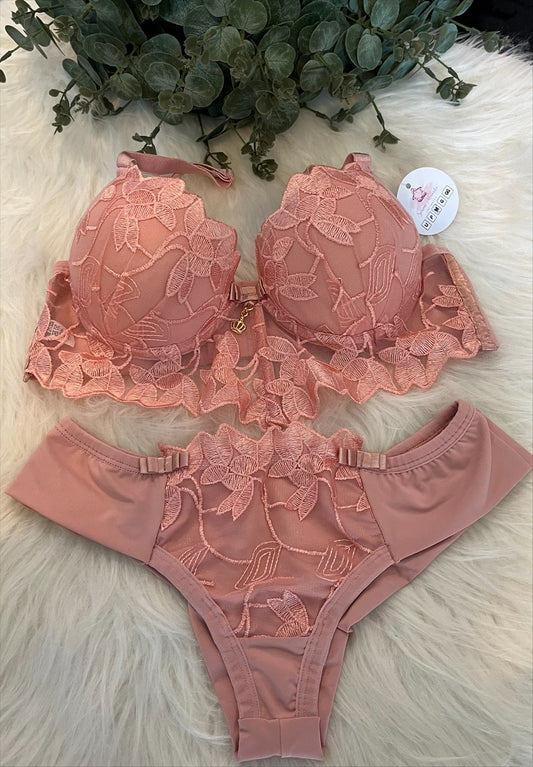 Lingerie Cropped Luxo Rose